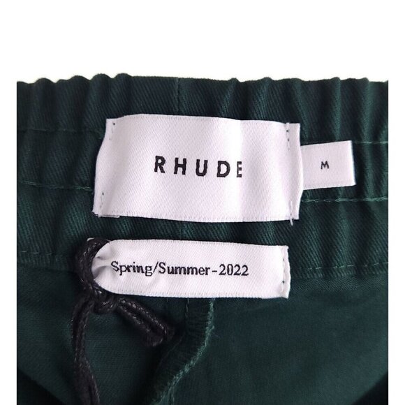 Rhude Flight Pant Size M Mens Green Cotton Track RARE - Picture 12 of 16